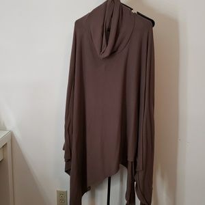 F21 winter poncho